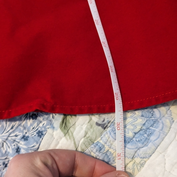 Modcloth + Collectif Classic Velvet Red A-line Midi Skirt - Picture 6 of 6